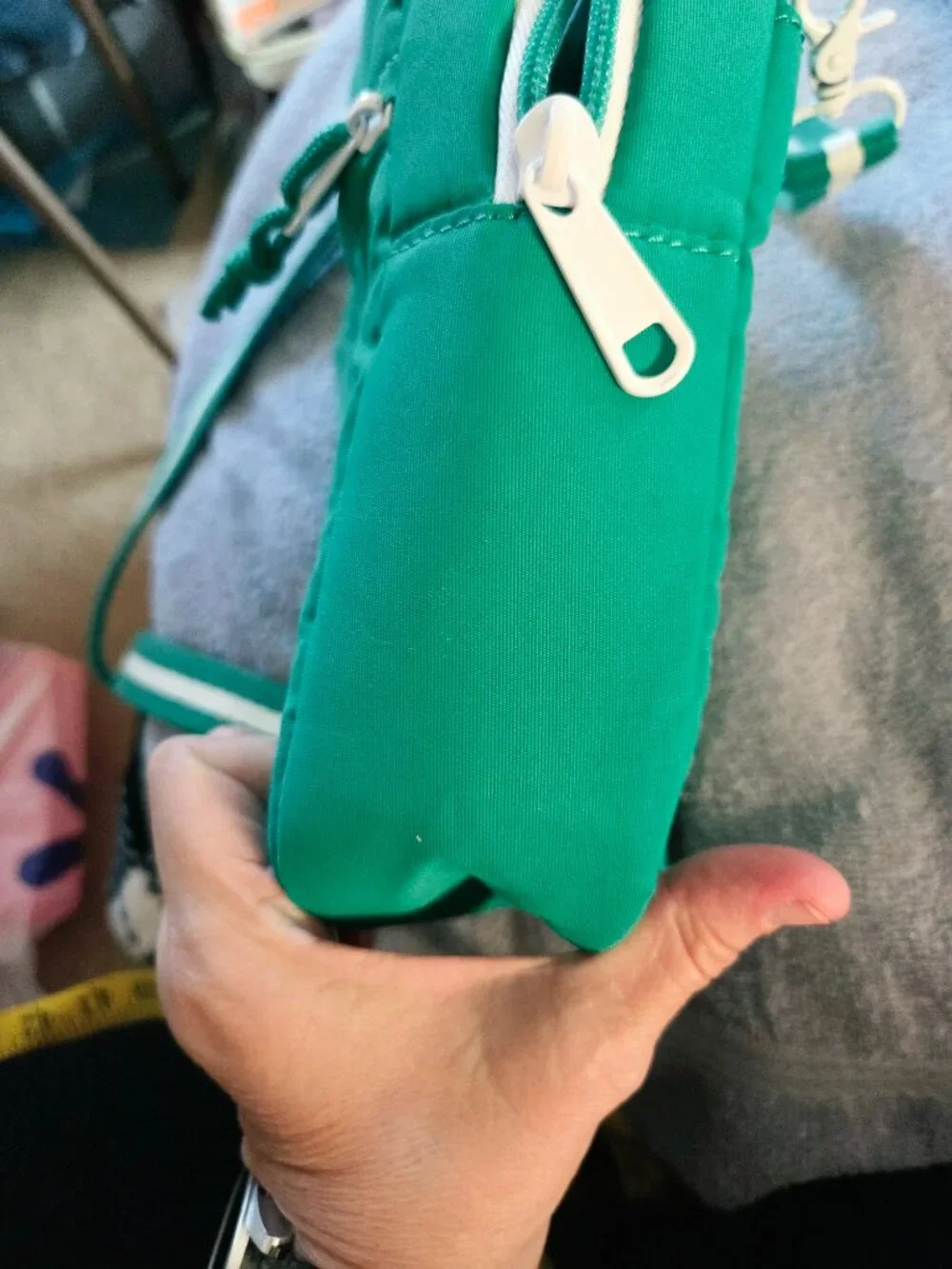 Ozark Trail Crossbody Bag/sporty/Emerald Green/White/good condition 6x9